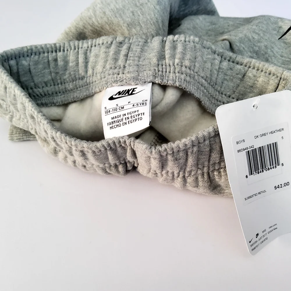 Nike Gray Sweatpants Relaxed Fit with Tapered Cuffs - Picture 6 of 6